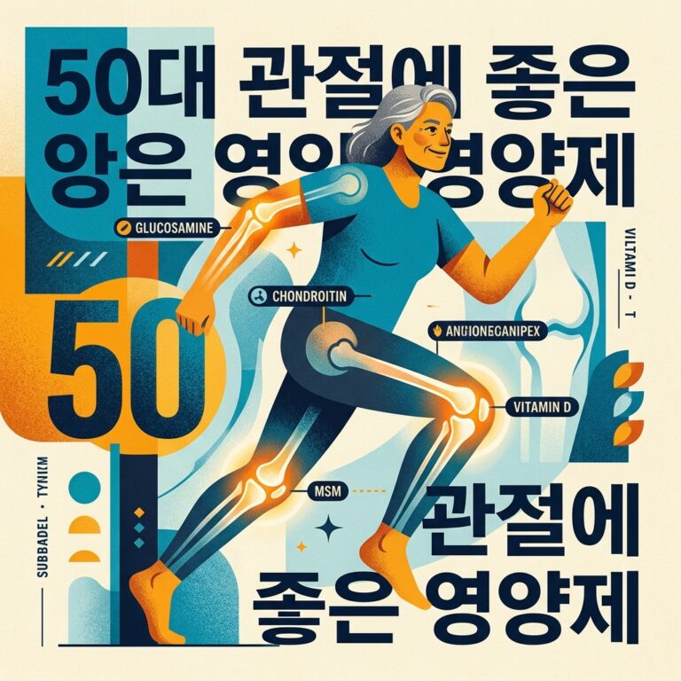 50대 관절에 좋은 영양제
