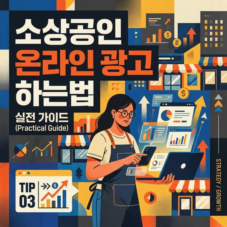 소상공인 온라인 광고 하는법