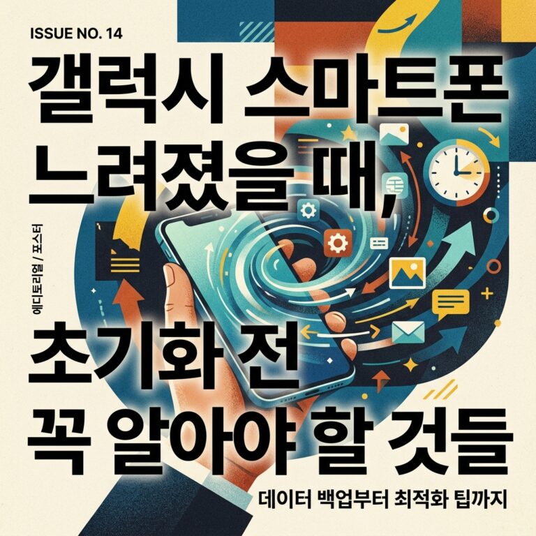 ai thumbnail poster 갤럭시 스마트폰 느려졌을 때 초기화 전 꼭 알아야 할 것들 1788266394