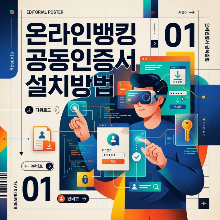 ai thumbnail poster 온라인뱅킹 공동인증서 설치방법 1788265808
