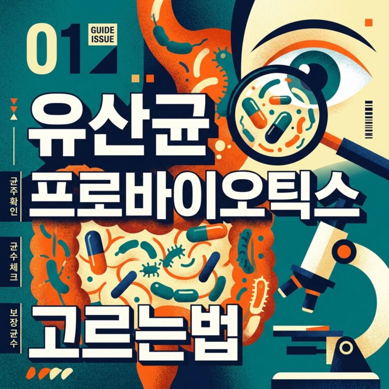 ai thumbnail poster 유산균 프로바이오틱스 고르는법 1788264585