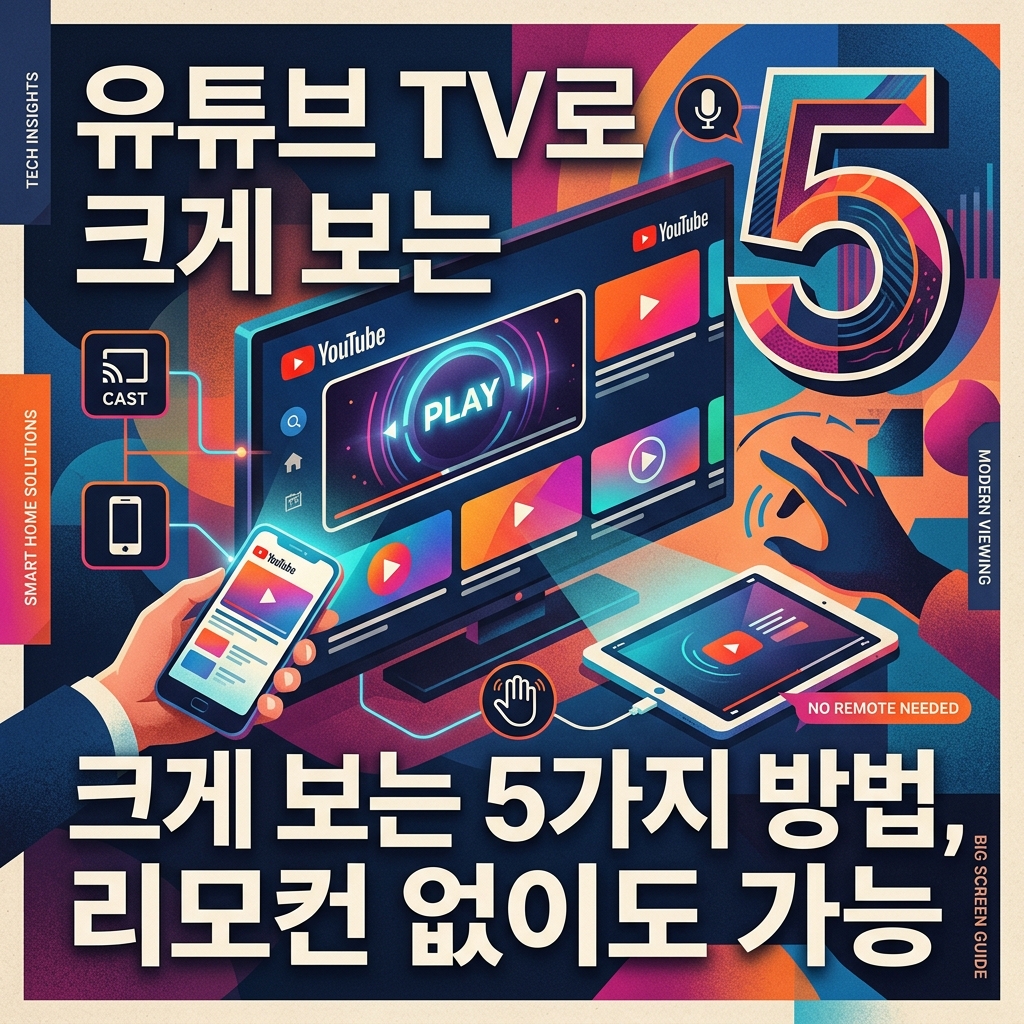 ai thumbnail poster 유튜브 TV로 크게 보는 5가지 방법 리모컨 없이도 가능 1788266770